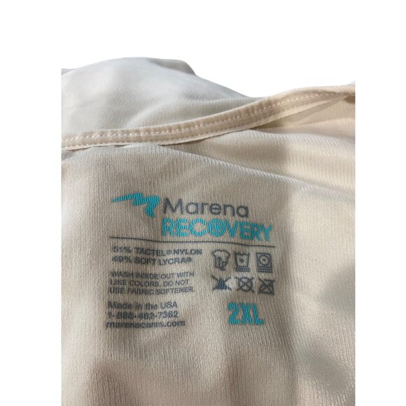 Marena Recovery Knee-Length Compression Girdle with a high back Beige Size 2XL - Picture 3 of 11